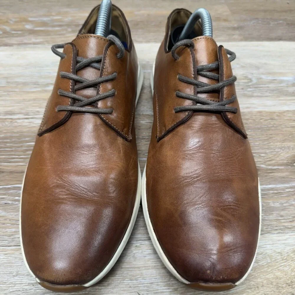 Vince Camuto Ehen Brown Leather Oxford Men's Size 9